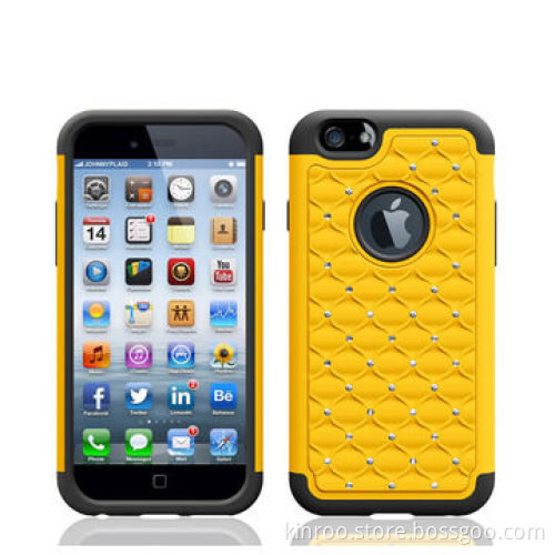 Hybrid Case for iPhone 6 4.7" with Fake Crystal